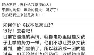 我本是高山编剧回应