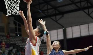 中国女篮对阵蒙古女篮